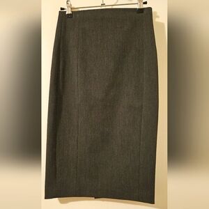 Express High Waisted Gray Midi Pencil Skirt Size 00